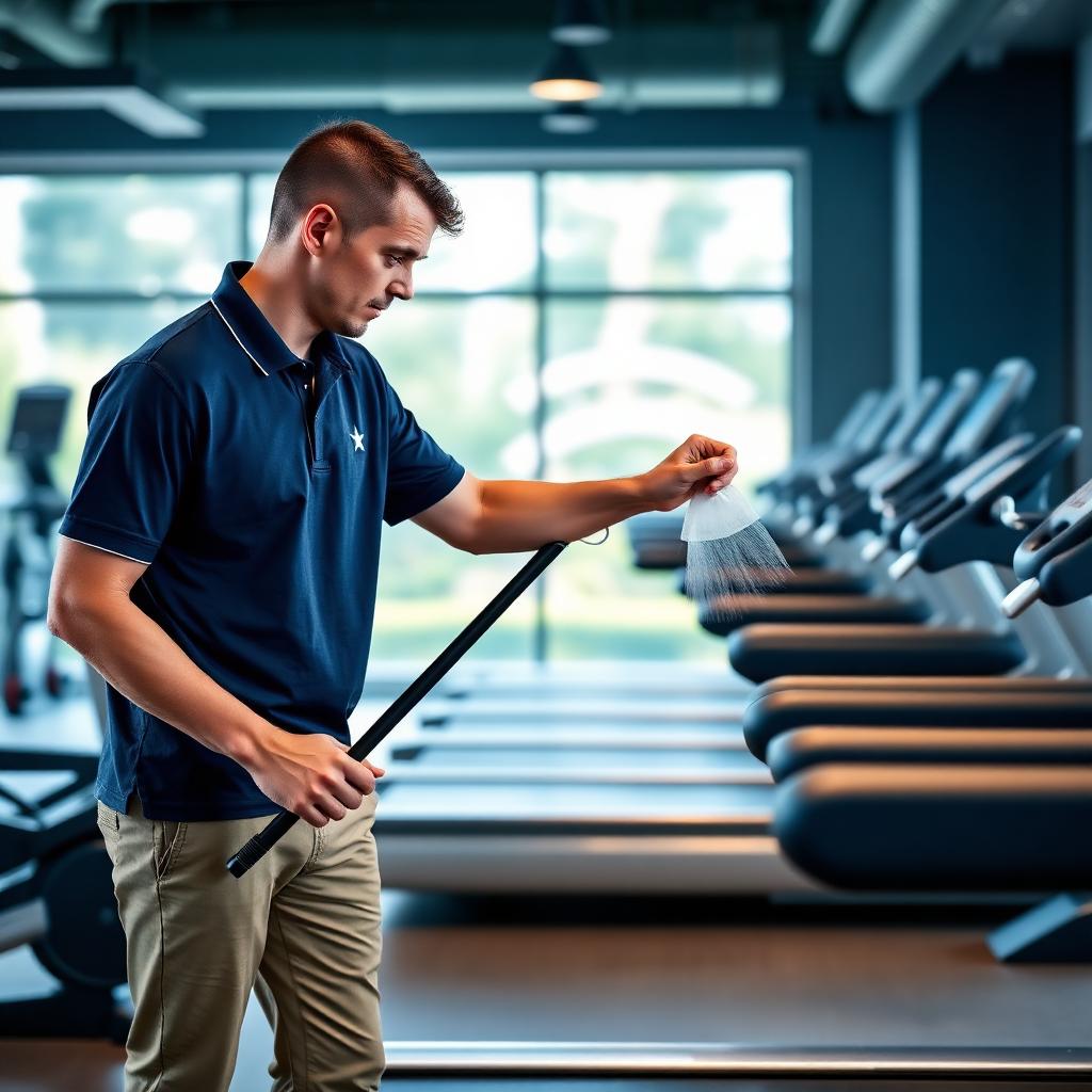 City Star Cleaning crew at a Fitness Center in Fairfax, VA