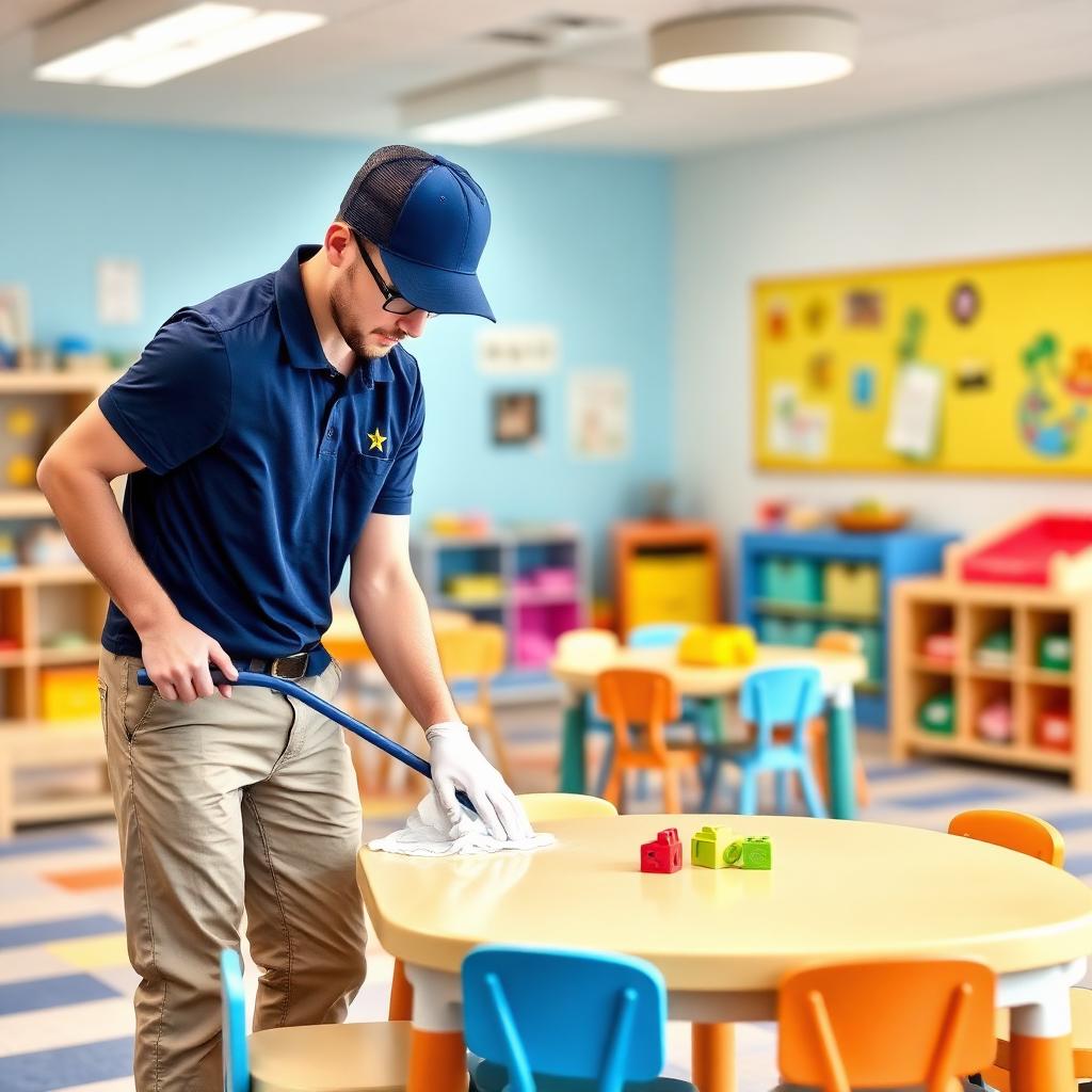 City Star Cleaning crew at a Daycare & Preschool in Temple Hills, MD